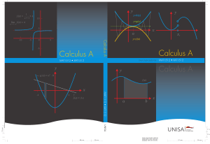 MAT1512 Calculus