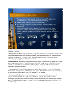 Oil & Gas in Our Life: Uses and Formation