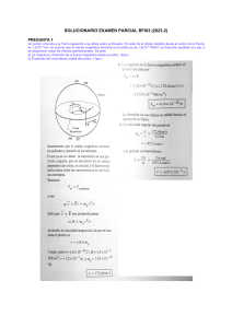 Solucionario Examen Parcial BFI03 (2023-2) - F&iacute;sica