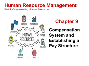 Human Resource Management: Compensation Systems & Pay Structure