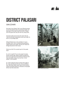 District Palasari: Urban Design Proposal for Community Enhancement