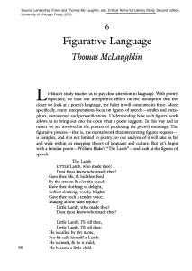 Figurative Language in Literary Study