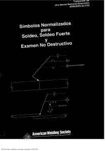 Standardized Welding Symbols & NDT (Spanish)