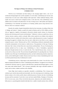 Cyberbullying Impact on School Performance