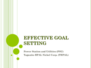 Effective Goal Setting for Workplace Success