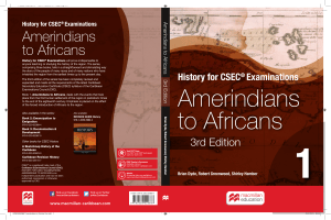 History for CSEC Exams: Amerindians to Africans 3rd Ed