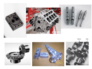Machining Processes: Turning, Milling, Drilling