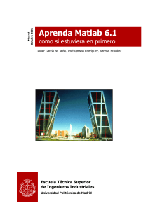 Aprenda Matlab 6.1: Manual para principiantes de ingenier&iacute;a