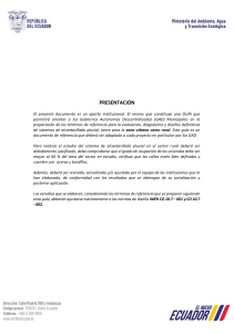 Gu&iacute;a para T&eacute;rminos de Referencia de Alcantarillado Pluvial (Urbano/Rural)