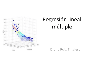 Regresi&oacute;n lineal m&uacute;ltiple: Conceptos y aplicaciones