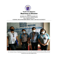 East Gusa NHS SDRRM Visit