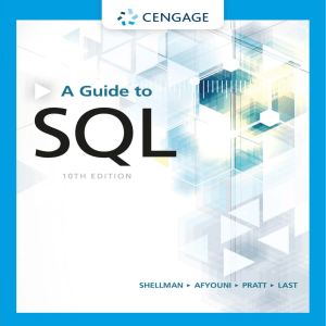 A Guide to SQL, 10th Edition -- Philip J. Pratt; Mary Z. Last; Hassan Afyouni; Mark Shellman -- ( WeLib.org )