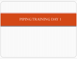 Piping Training Day 1: Process Piping Fundamentals