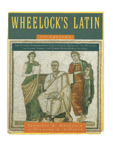 Wheelock's Latin 7th Edition Textbook