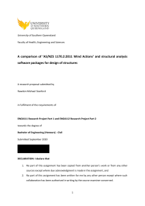 AS/NZS 1170.2 Wind Actions vs Structural Software