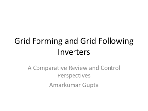 Grid Forming vs Grid Following Inverters: A Comparative Review