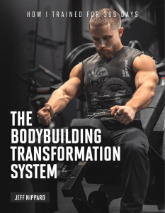 Bodybuilding Transformation System Workout Guide