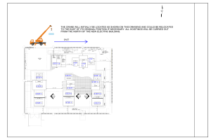 Crane Operations Plan for New Electric Building