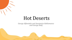 Hot Deserts: Features, Location, and Formation