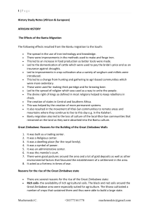 History Study Notes: African & European History