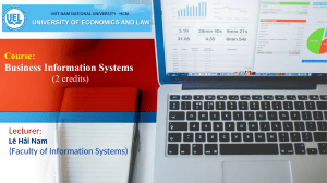 Business Information Systems Course - UEL