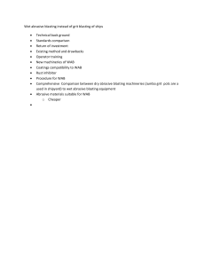 Wet Abrasive Blasting for Ships: A Technical Guide