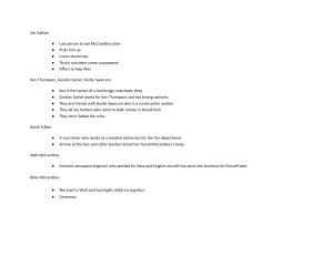 Character List for Into the Wild Study Guide