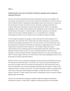 Figurative Language in AI Art Article Analysis