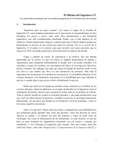El Dilema del Ingeniero UC: Experiencia y Reflexiones sobre la Formaci&oacute;n