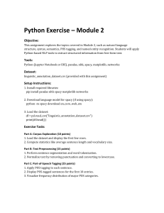 Python NLP Exercise: Module 2 Assignment