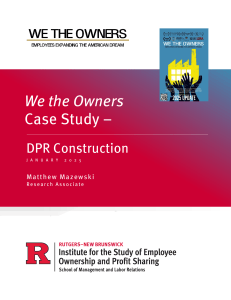 DPR Construction Employee Ownership Case Study