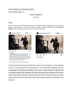 GE Arts Handout 2: Art Analysis Tasks