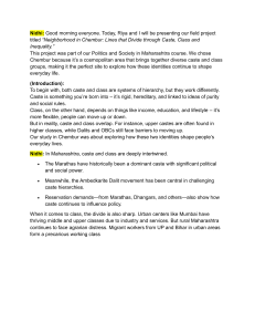 Chembur Neighborhood: Caste, Class, and Inequality Presentation