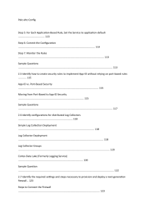 Palo Alto Firewall Configuration Study Guide