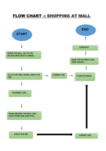 Flowchart: Shopping at Mall Process