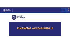 Financial Accounting III Course Syllabus - IFRS 15