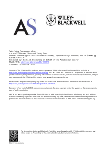Satisficing Consequentialism: A Moral Philosophy Paper
