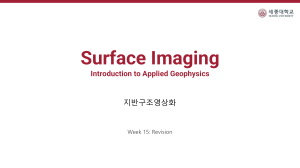 Surface Imaging: Applied Geophysics Revision Guide