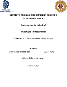 Instrumentaci&oacute;n Industrial: Fundamentos y Aplicaciones