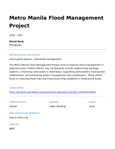 Metro Manila Flood Management Project
