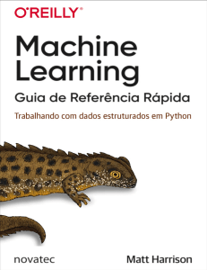 Livro de Machine Learning - Guia de Refer&ecirc;ncia R&aacute;pida