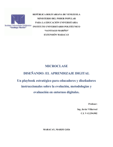 Dise&ntilde;o del Aprendizaje Digital: Gu&iacute;a Estrat&eacute;gica