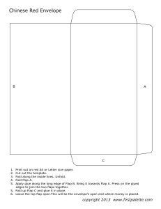 Chinese Red Envelope Template Instructions