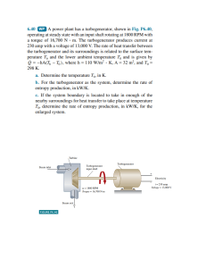 Turbogenerator Thermodynamics Problem Set