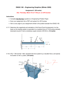 ENGG 140 Assignment 5: Engineering Graphics Problems