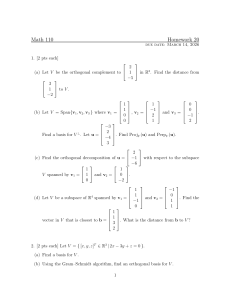 Math 110 Homework 20: Linear Algebra Problems