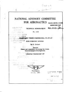 NACA TM 1105: An&aacute;lisis de Flujo Subs&oacute;nico