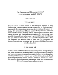 The Dynamics and Thermodynamics of Compressible Fluid Flow