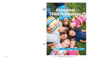 Abnormal Child Psychology 7th Edition Textbook