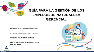 Gu&iacute;a Gesti&oacute;n Empleos Gerenciales P&uacute;blicos